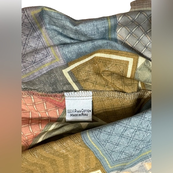 Peruvian‎ Connection Women’s Size 6 Patch / Aztec A Line Earth Tones Dress - Picture 7 of 8